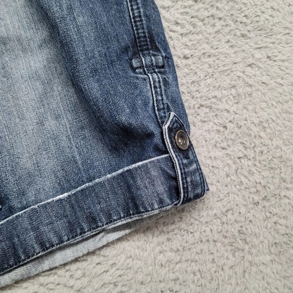 Rocawear Shorts Mens 42 Blue Denim Baggy 90s Y2k Hip Hop Distressed Casual Skate - Picture 8 of 15